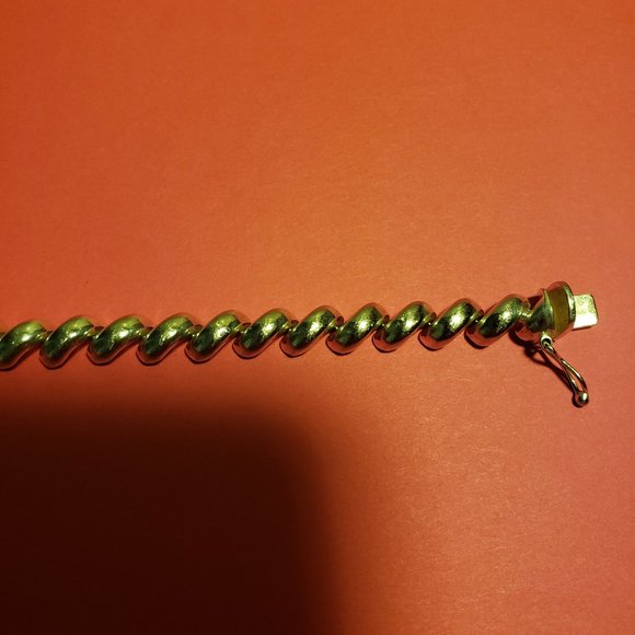 Vintage Sterling Silver Bracelet San Marco Design - Picture 4 of 7